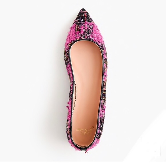 ⭐️ J. Crew Pointed-toe flats in tweed - Picture 2 of 7